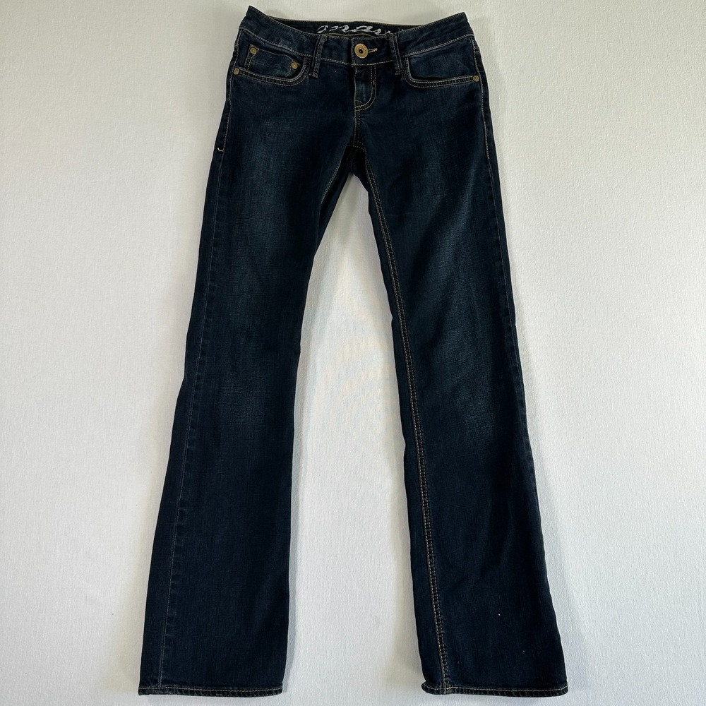 Mavi Olivia Straight Leg Womens Jeans Blue Size 27 Pockets Zipper Fly Dark Wash